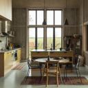 Flat House, Margent Farm, Wielka Brytania – wnętrze domu z paneli drewniano-konopnych