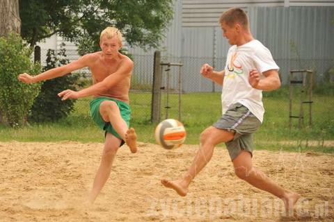 Na Lewitynie rozgrywana jest liga w beach soccera.