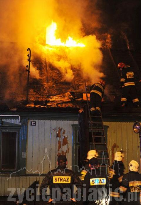 W maju palił się drewniak na ul. św Rocha