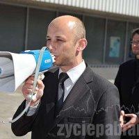 Grzegorz Napieralski wziął udział w wiecu protestacyjnym zorganizowanym przez SLD
