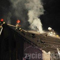 Kilka rodzin straciło dach nad głową. Płonęły domy przy ulicy Kolbego i Waryńskiego
