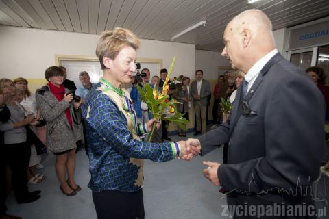 Dyrektor Urszula Roszak i Marek Kiljański