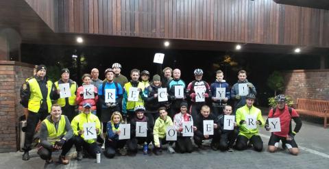 Night Cycling to świetna okazja do wsparcia zmagań miasta w konkursie Kręć Kilometry