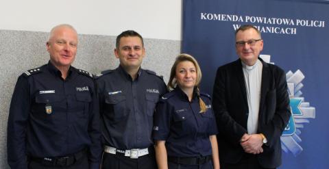 Nagrodzeni policjanci Życie Pabianic