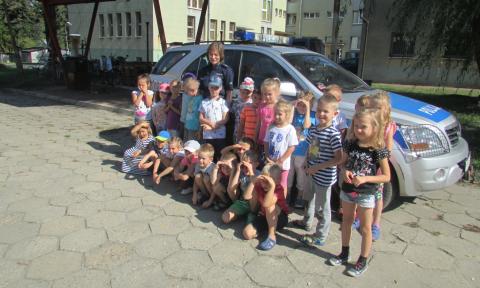 przedszkolaki policja Życie Pabianic