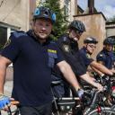 Strażnicy miejscy na rowerach Życie Pabianic