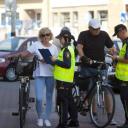Straż Miejska rowerzyści Życie Pabianic
