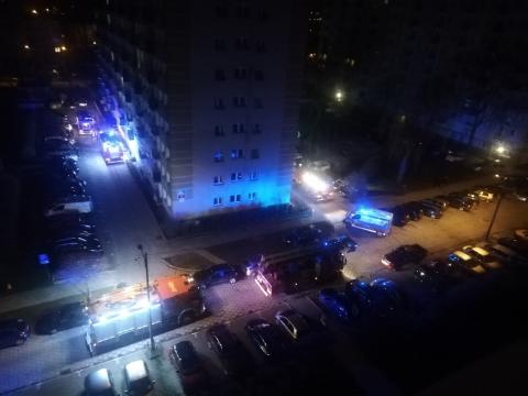 Strażacy gasili pożar przy ul. Skłodowskiej Życie Pabianic