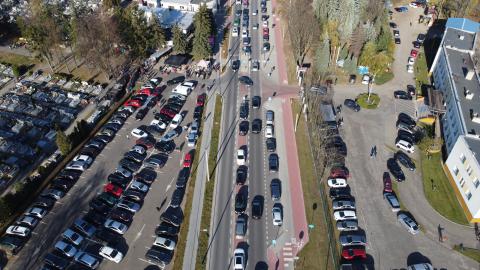 Parkingi na terenie MOSiR-u Życie Pabianic