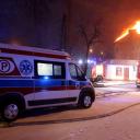 Pożar kamienicy przy ul. Wileńskiej w Pabiaicach Życie Pabianic