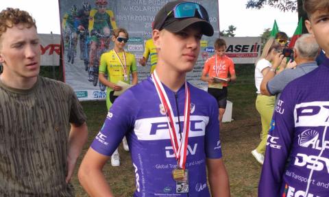 Kacper Chudy (PTC DSV Alpina) zdobył srebrny medal wśród juniorów młodszych Życie Pabianic