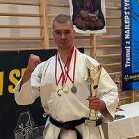 Tomasz Pawlikowski (Heros Team) był gwiazdą mistrzostw Polski w karate Życie Pabianic