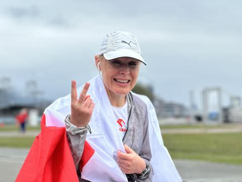 Milena Grabska-Grzegorczyk została drużynową mistrzynią świata w biegu 24-godzinnym Życie Pabianic