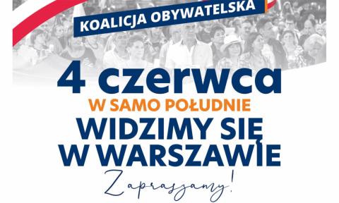 Marsz Warszawa Tusk Życie Pabianic