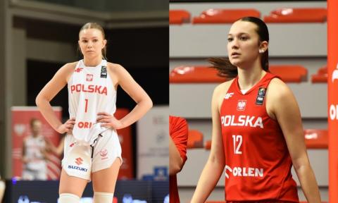 Koszykarki z Pabianic: Martyna Stępińska i Kaja Serednicka grały w reprezentacji Polski Życie Pabianic