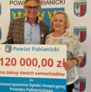 Starosta przekazał 120 tys. zł dla Hospicjum