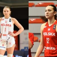 Koszykarki z Pabianic: Martyna Stępińska i Kaja Serednicka grały w reprezentacji Polski Życie Pabianic