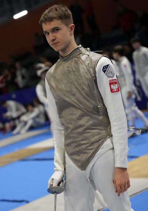Tomasz Bartoszek (Zjednoczeni Pabianice) podczas mistrzostw Europy w Neapolu Życie Pabianic