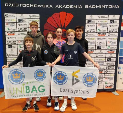 Badmintoniści Korony Pabianice wywalczyli cztery medale w Częstochowie Życie Pabianic
