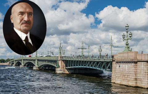 Most Troicki w Petersburgu - dzieło pabianiczanina Andrzeja Pszenickiego