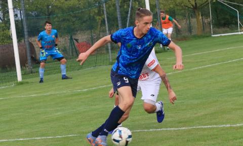 Kacper Drzazga strzelił pierwszą bramkę dla GKS Ksawerów Życie Pabianic