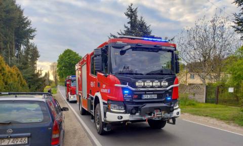 30 strażaków pojechało do pożaru stolarni Życie Pabianic