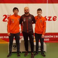 Zapaśnicy Nelsona Pabianice podczas Pucharu Polski kadetów w Warszawie Życie Pabianic