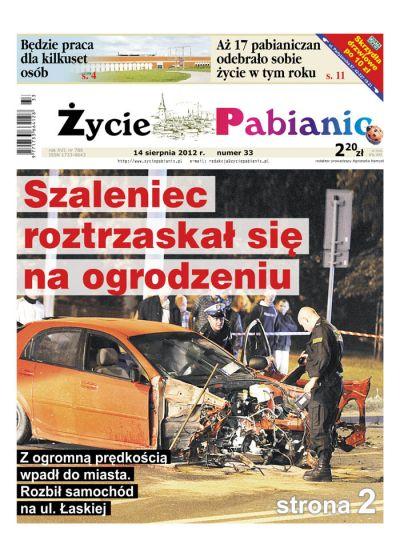 Życie Pabianic numer 33/2012