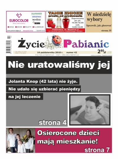 Życie Pabianic numer 42/2018