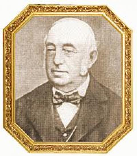 Beniamin Krusche (1807-1882) sprowadził pierwszą maszynę parową i postawił krosna mechaniczne