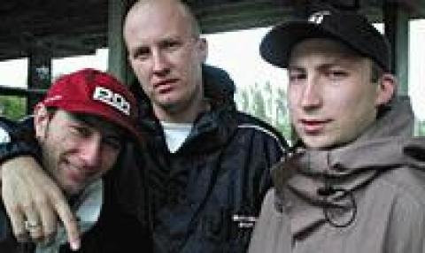Familia H.P. (od prawej): Thomass MC, Oxy MC i Joe a.k.a. Jouleen DJ