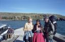 Krysia i Darek podczas przeprawy przez Titicaca