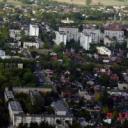 Bloki i domy między ulicami Zamkową i Jana Pawła II
