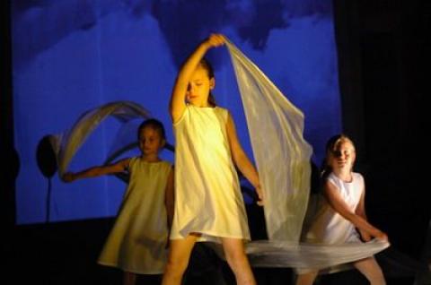 Widowisko taneczno-teatralne pod tytułem "Walizka" oglądaliśmy 24 czerwca o godz. 22.00 przed Młodzieżowym Domem Kultury. Spektakl wystawiły grupy MUZAK i eMTT.