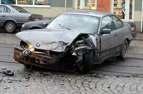 Wypadek na ulicy Zamkowej