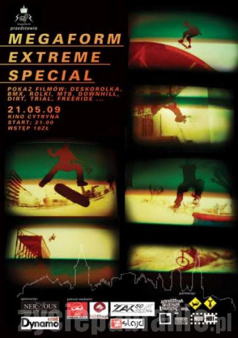 Oficjalny plakat przeglądu Megaform Extreme Special. Fot. Megaform 