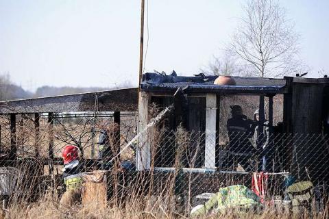 W tym samym czasie strażacy gasili stodołę w Zakrzewkach i altanę w Wincentowie