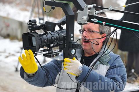 Witold Szulc jest doświadczonym operatorem kamery
