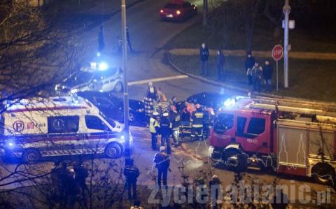Cztery auta zderzyły się na skrzyżowaniu ulic Waltera Jankego, Myśliwskiej i 20 Stycznia