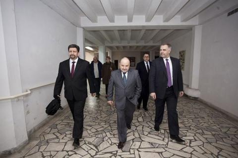 Na spotkanie przybyli posłowie na Sejm RP: Jacek Sasin, Maciej Łopiński i Grzegorz Schreiber