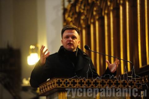 Szymon Hołownia, katolicki publicysta i prezenter telewizji TVN był w Pabianicach