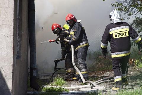 W czwartek o godz. 14.30 strażacy pomknęli do Ksawerowa.