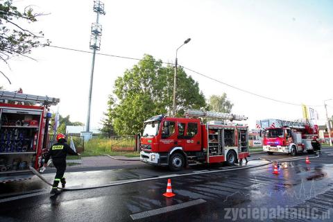 Pożar na ul. Lutomierskiej