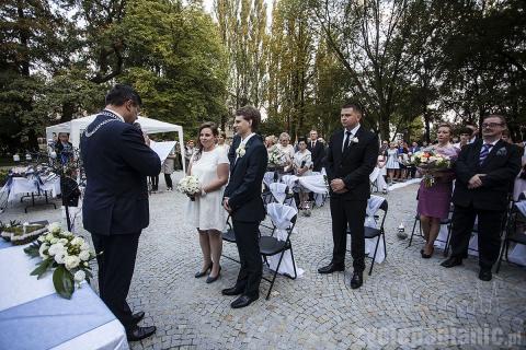 Ślubu udzielał prezydent Grzegorz Mackiewicz