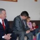 Senator i prezydent w domu 5-letniego Alana