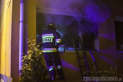 Pożar w mieszkaniu przy ulicy Wileńskiej