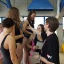 9 ekip pływackich z pabianickich szkół popłynęło w sztafecie. Imprezę zorganizowano w ramach WOŚP.