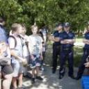 Policja, strażacy, ratownicy i strażnicy na Lewitynie dziś uczyli, jak bezpiecznie korzystać z kąpieliska