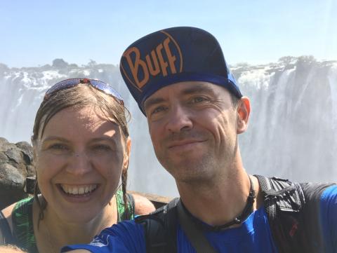Milena Grabska-Grzegorczyk i Bartosz Grzegorczyk biegacze na wycieczce w Afryce Życie Pabianic