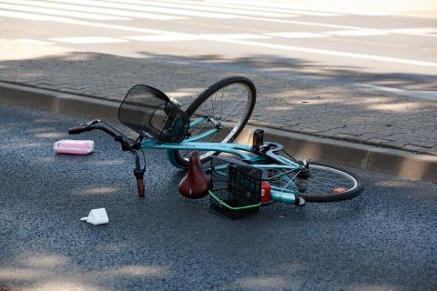 Łaska: potrącenie rowerzysty życie pabianic